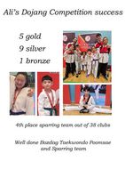 Ali's Dojang competition 2025
